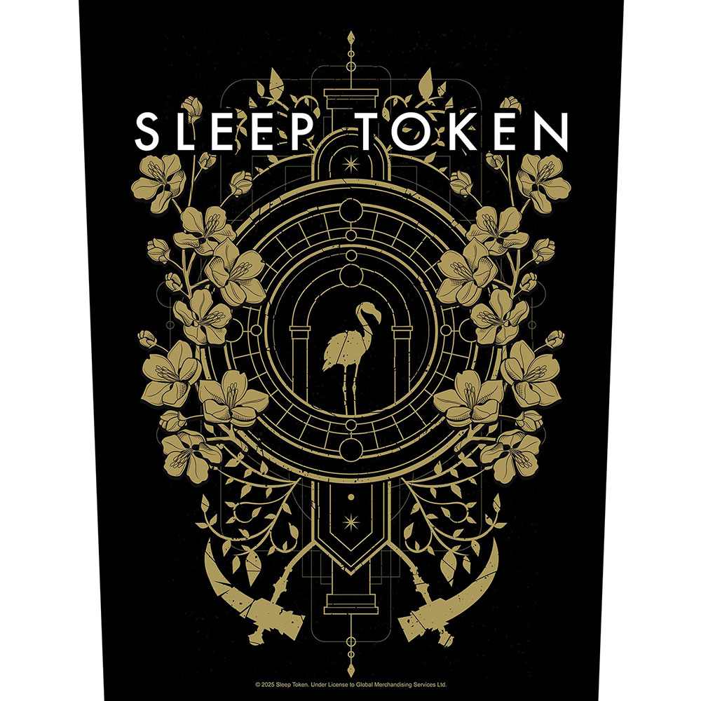 Sleep Token - Even In Arcadia Crest Rugpatch - Zwart
